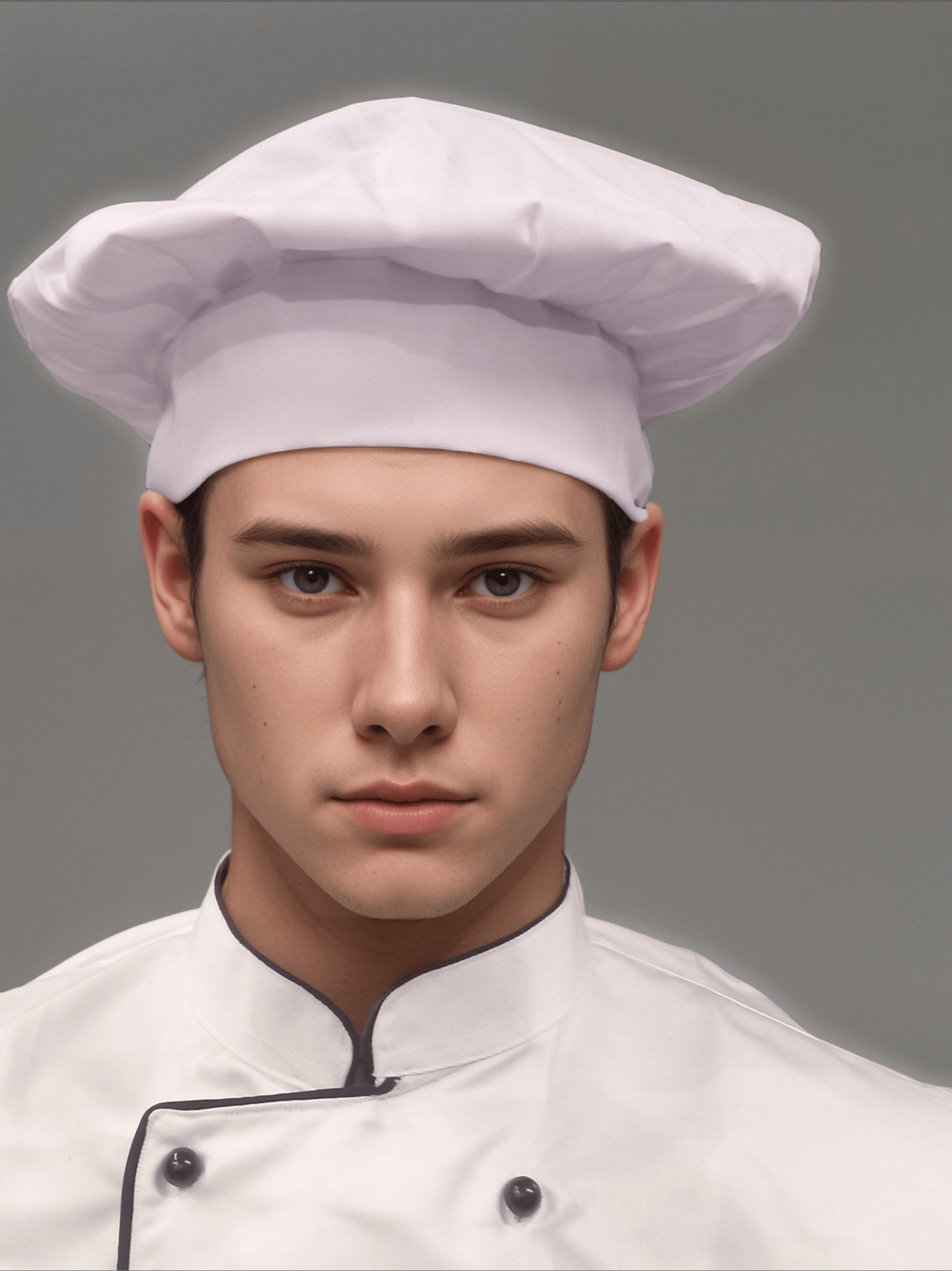 Chef Cap White - Premium Quality Culinary Headwear for Chefs - J R GARMENTS