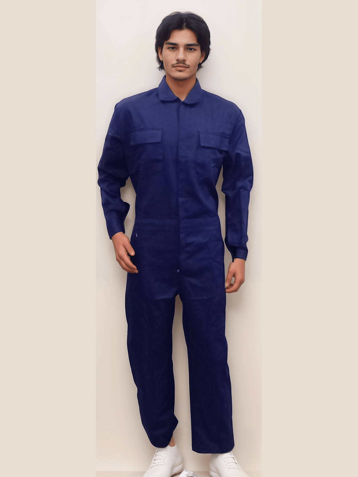 Boiler Suit Navy Blue - J R GARMENTS