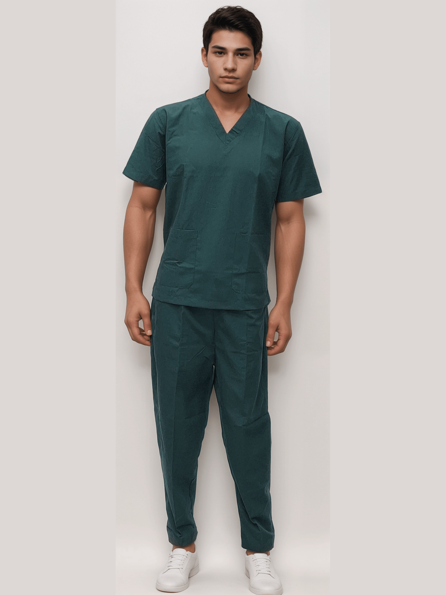Scrub Dress Bottle Green for Comfort and Style in Healthcare - J R GARMENTS