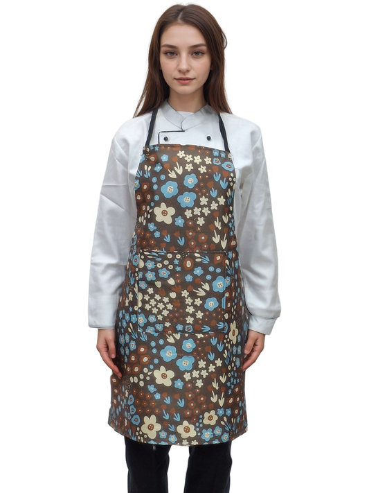 HICKORY Premium Designer Kitchen Apron – Transform Your Cooking Experience with Elegant EVERFRESH FLOWERS - J R GARMENTS