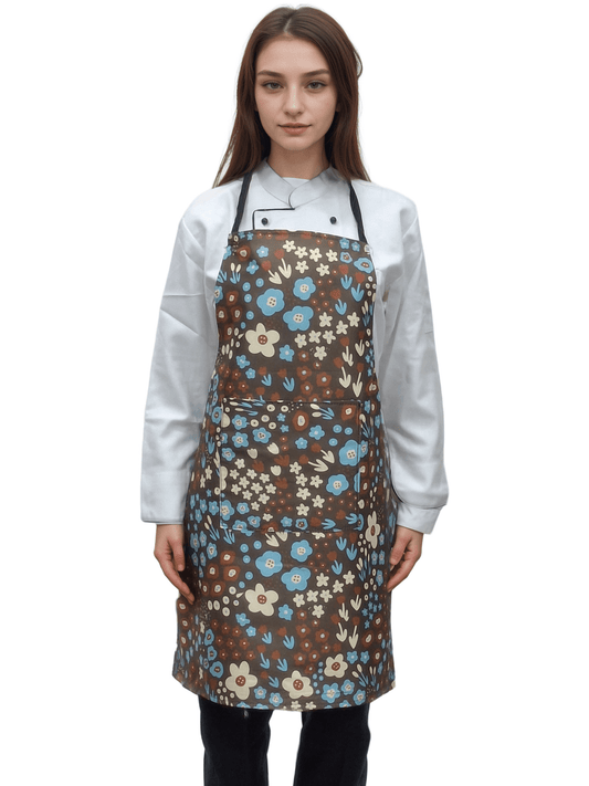 HICKORY Premium Designer Kitchen Apron – Transform Your Cooking Experience with Elegant EVERFRESH FLOWERS - J R GARMENTS