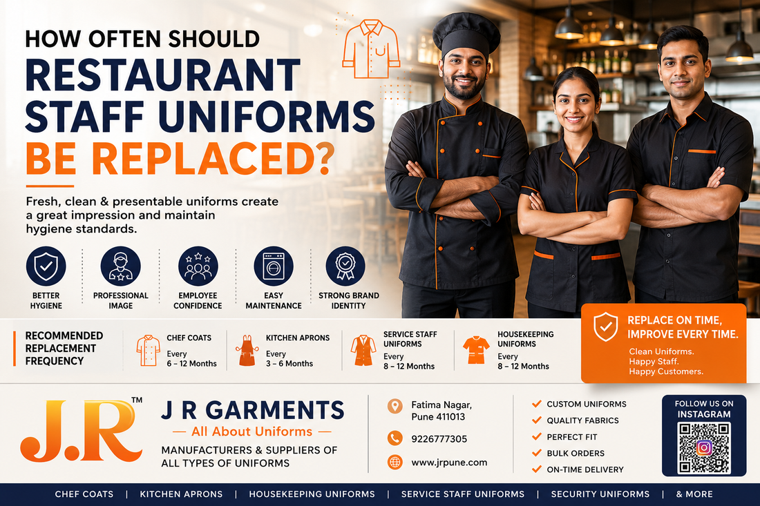 How Often Should Restaurant Staff Uniforms Be Replaced?