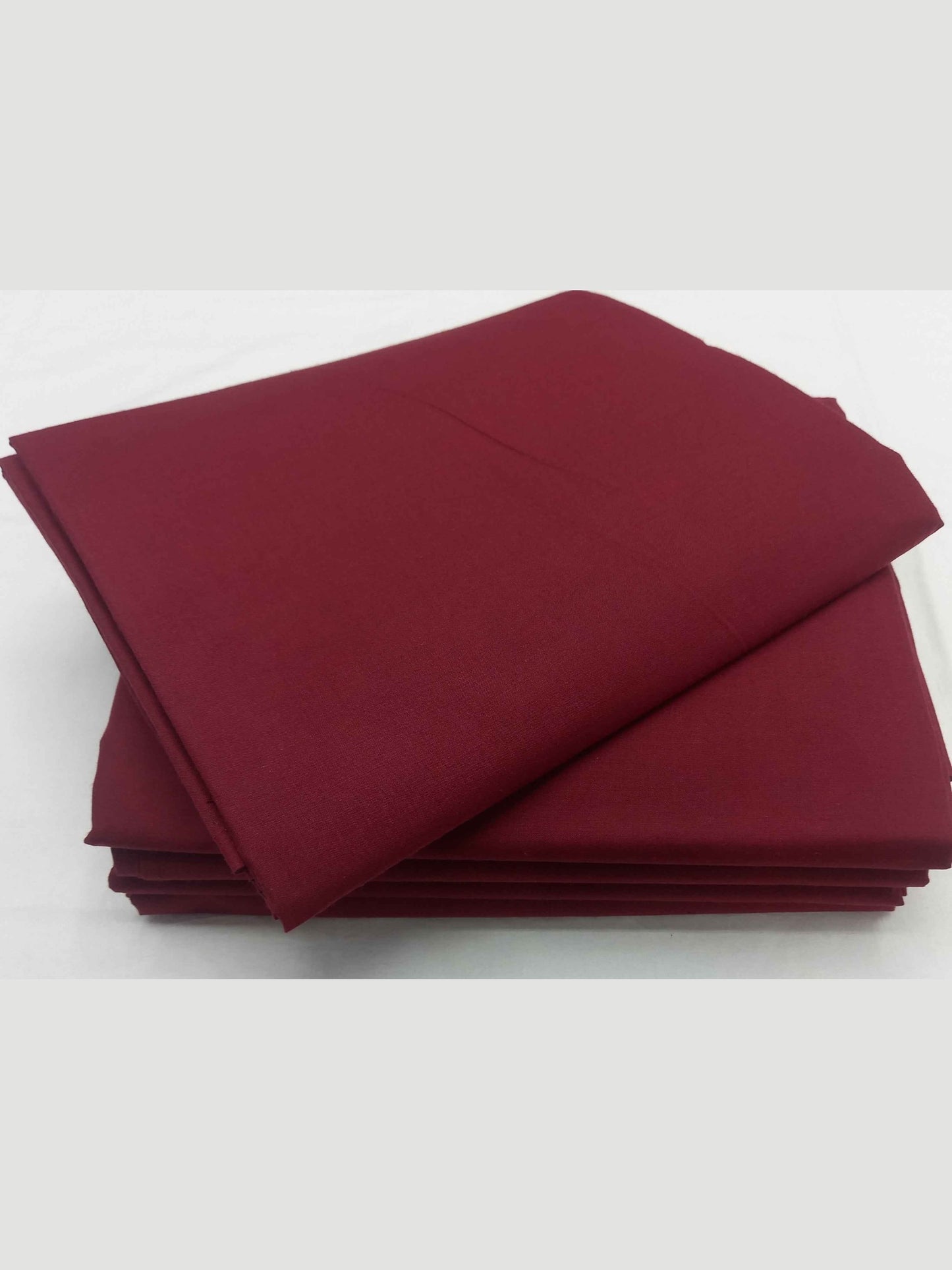 Hospital Bedsheet Maroon - Premium Quality Plain Design - J R GARMENTS