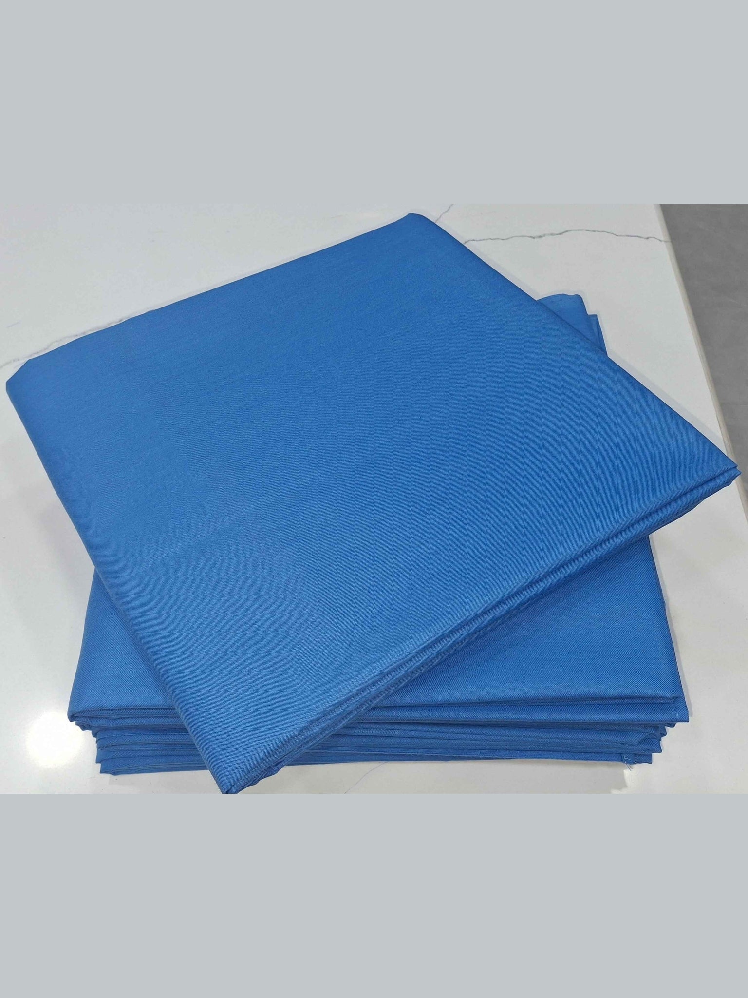 Hospital Bedsheet Medium Blue for Comfortable Patient Care - J R GARMENTS