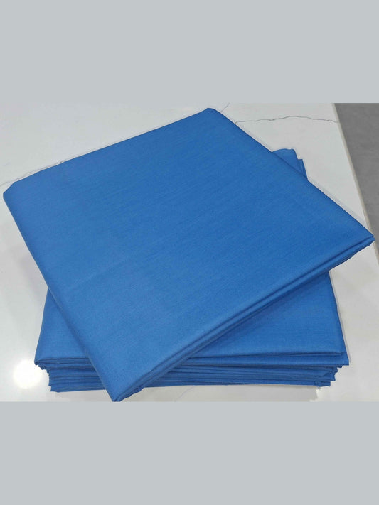 Hospital Bedsheet Medium Blue for Comfortable Patient Care - J R GARMENTS