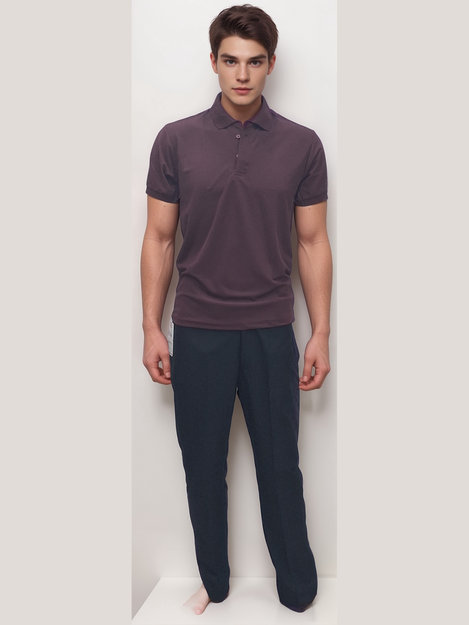 T Shirt Maroon - J R GARMENTS