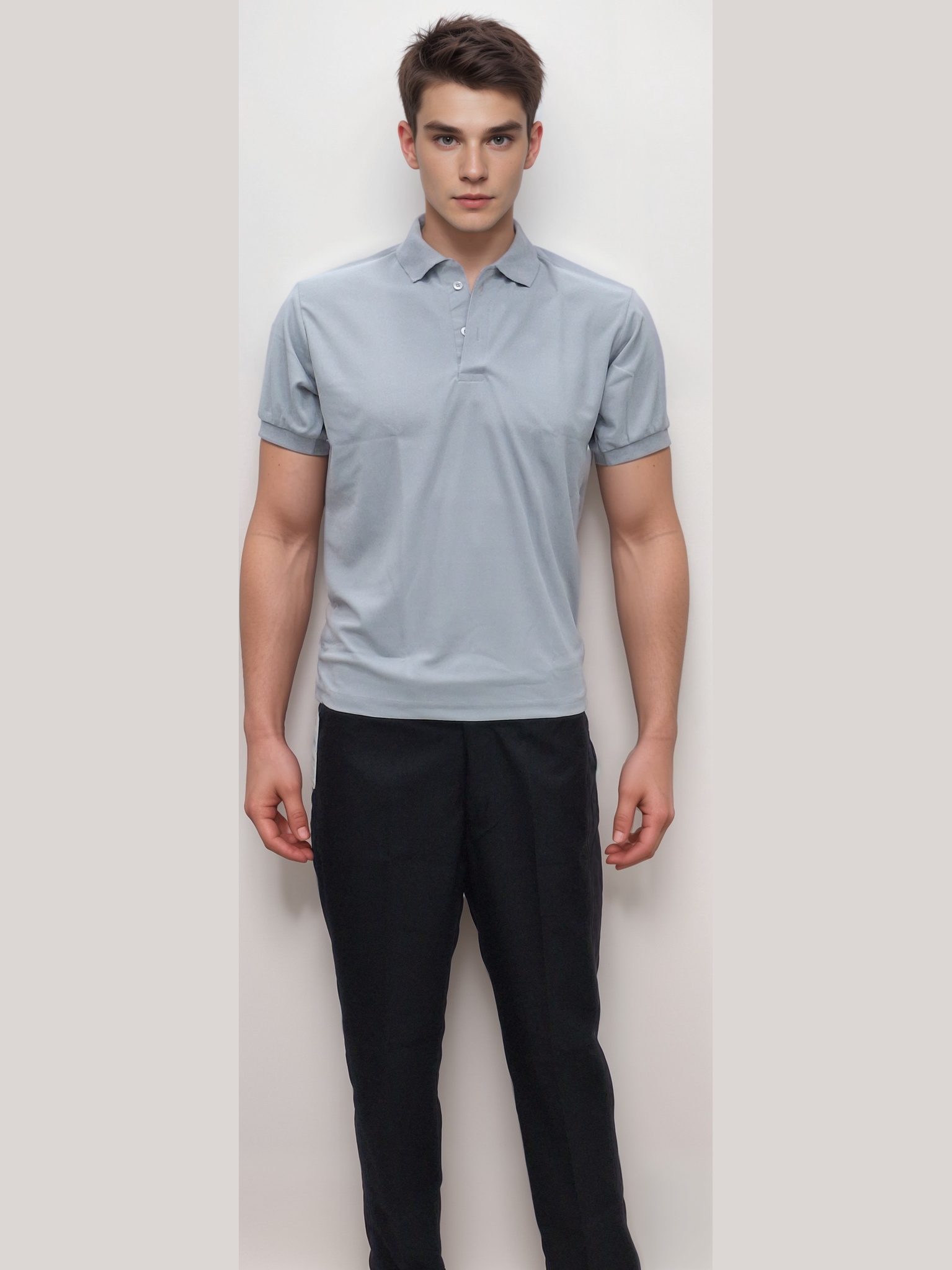 T Shirt Light Grey - J R GARMENTS
