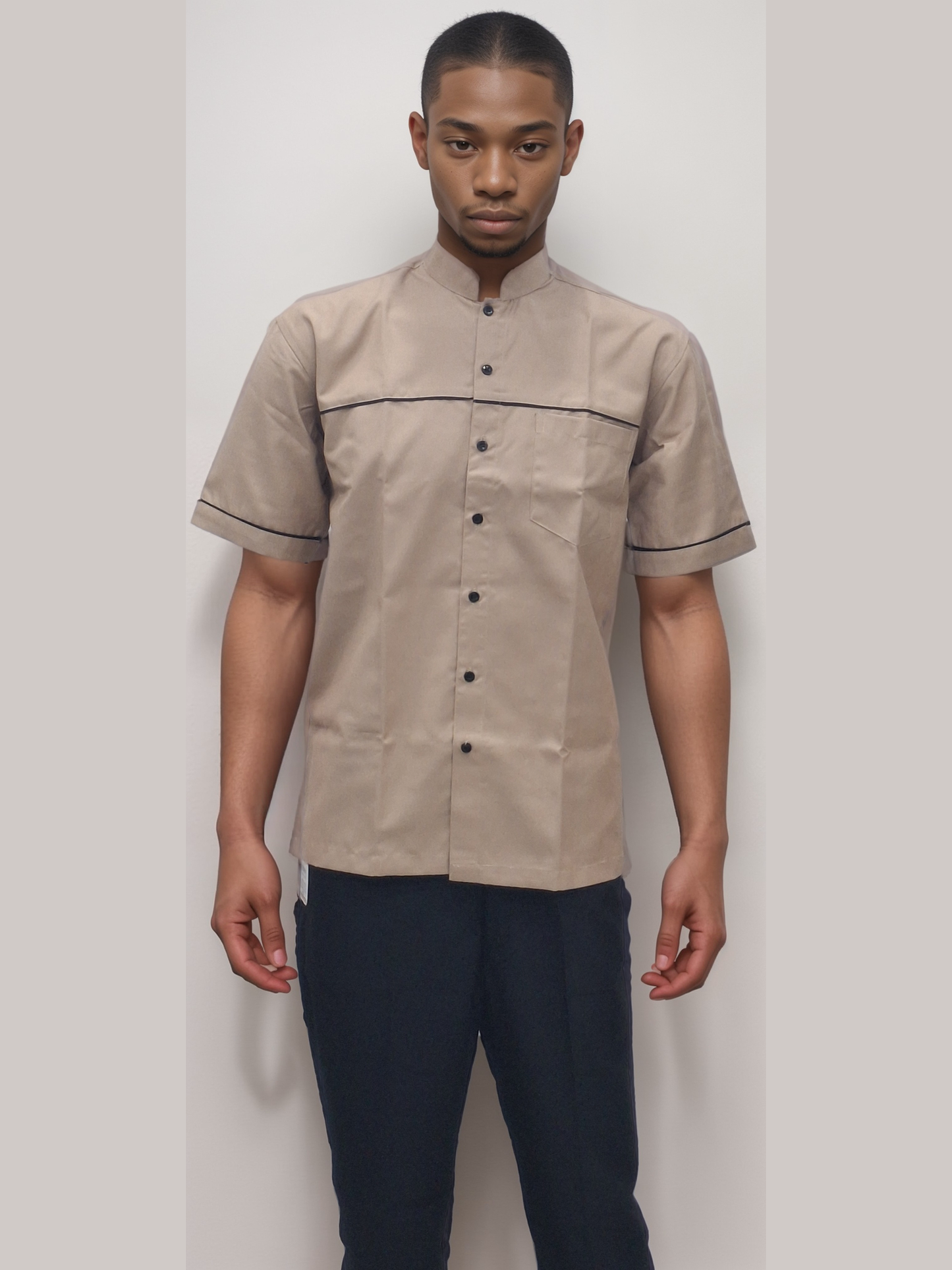 Helping Staff Shirt Badami - J R GARMENTS