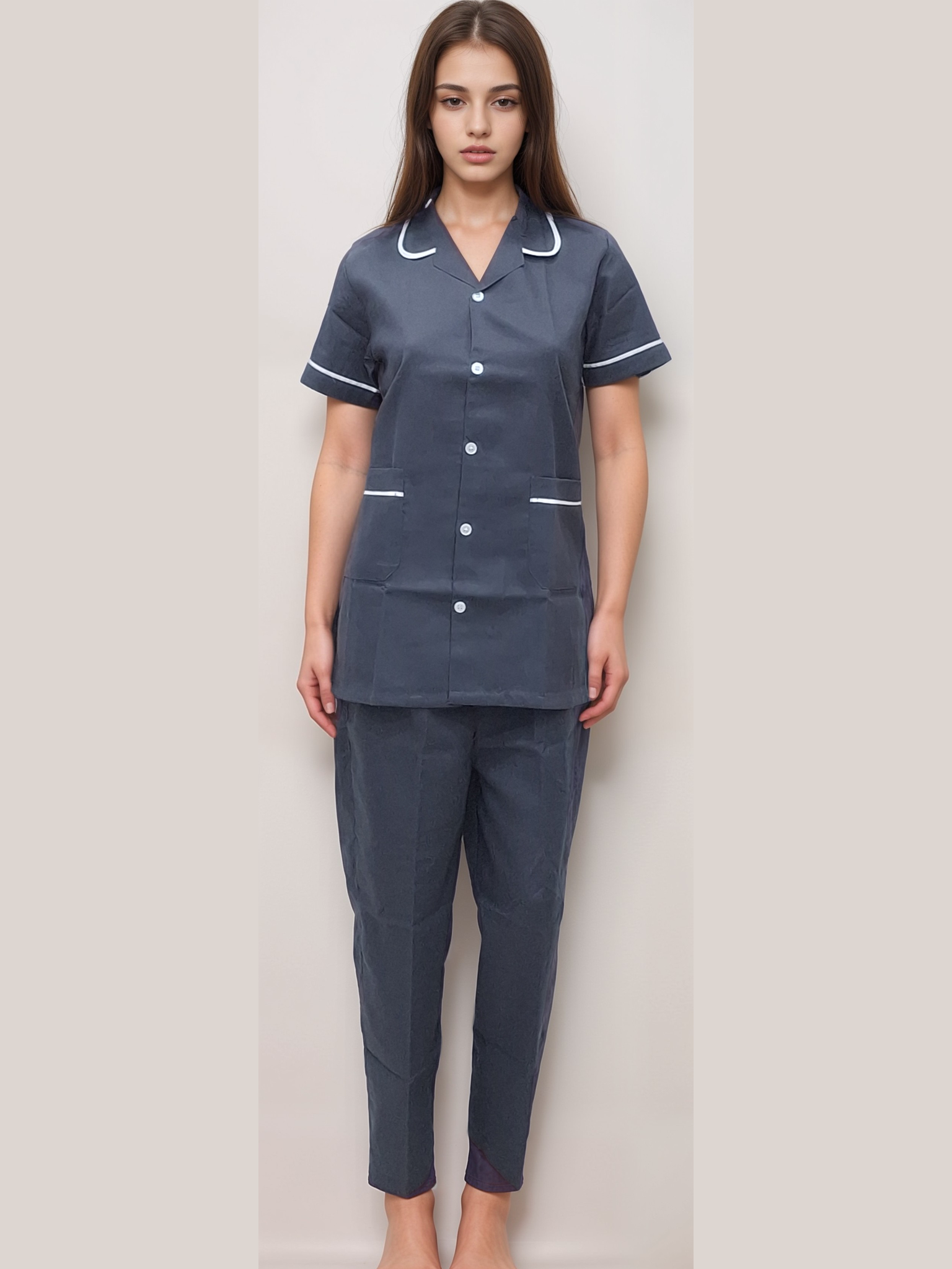 Nurse Dress Grey - J R GARMENTS