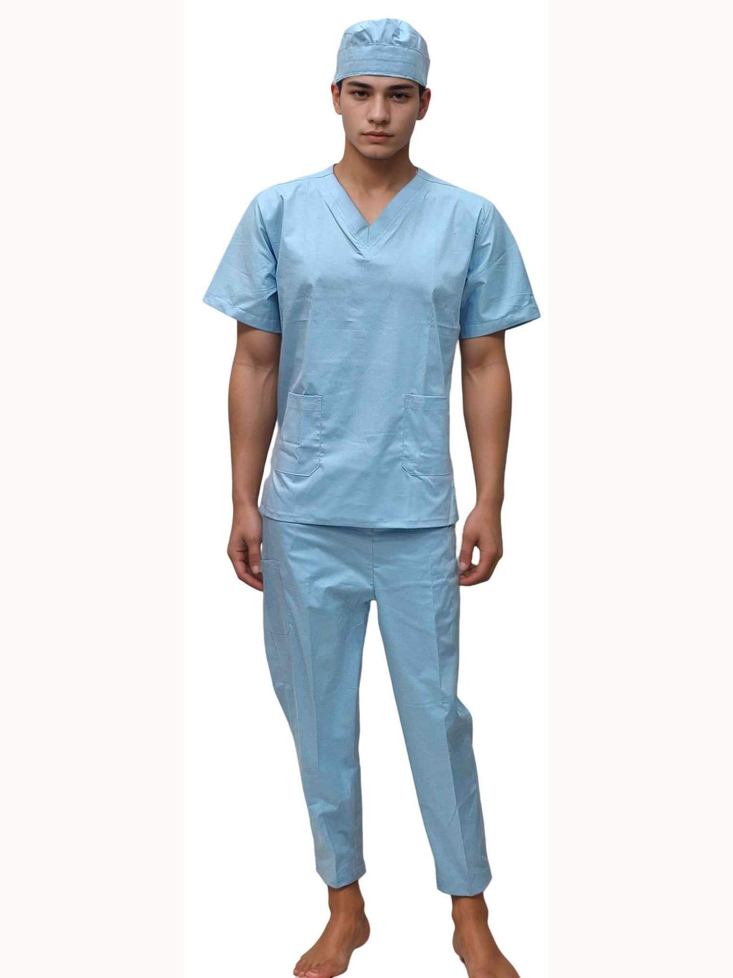 Stretchable Scrub Ocean  Blue | HICKORY - Doctor Wear