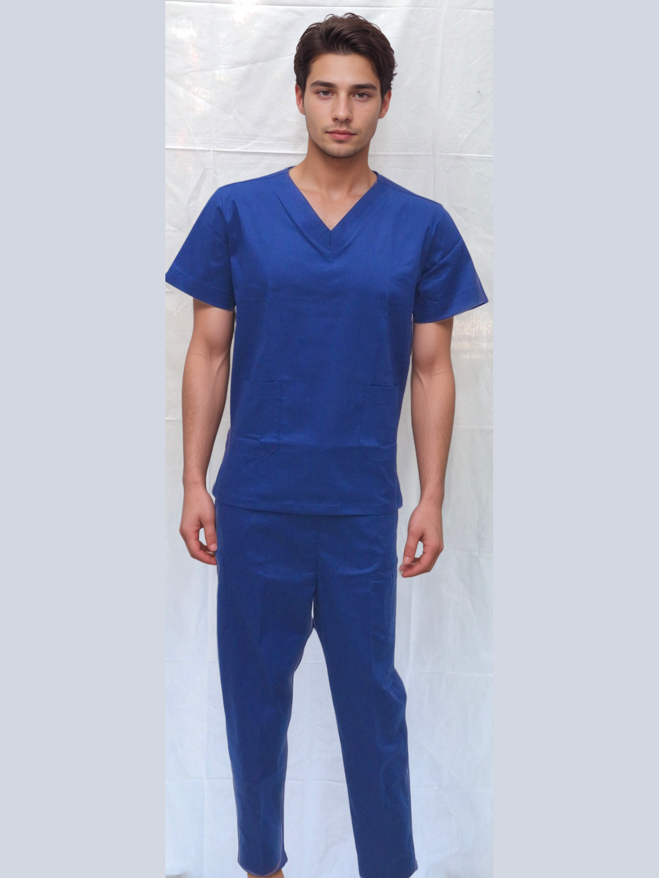 Stretchable Scrub  Royal Blue | HICKORY - J R GARMENTS