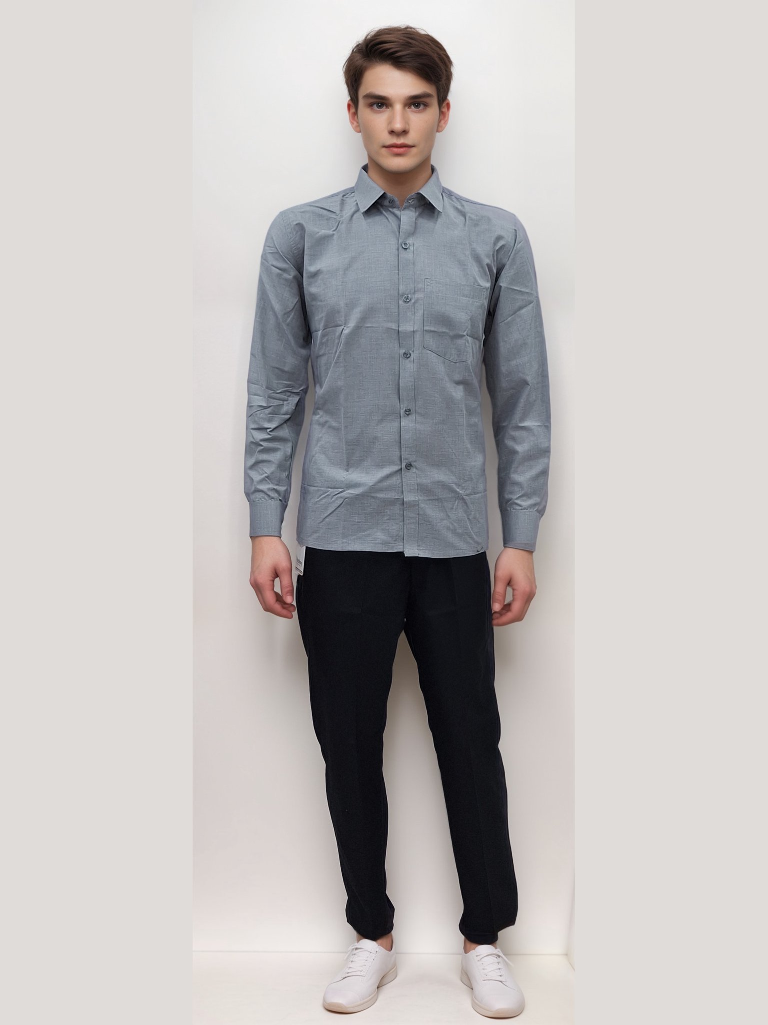 Formal Shirt Grey - J R GARMENTS
