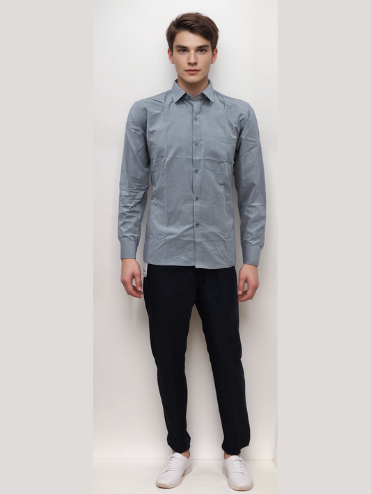 Formal Shirt Grey - J R GARMENTS