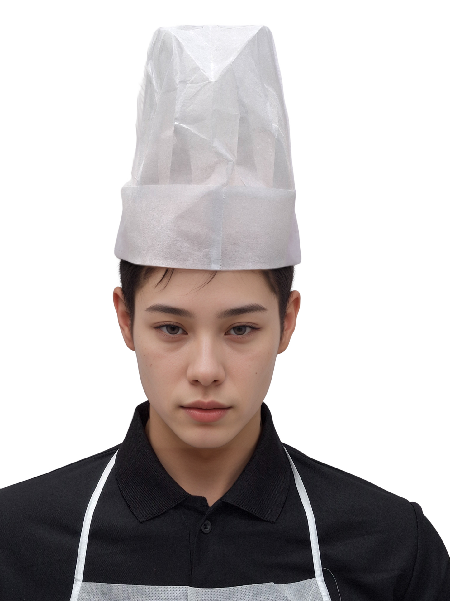 Disposable Chef Cap - 25 GSM, Pack of 50 for Ultimate Kitchen Hygiene - J R GARMENTS