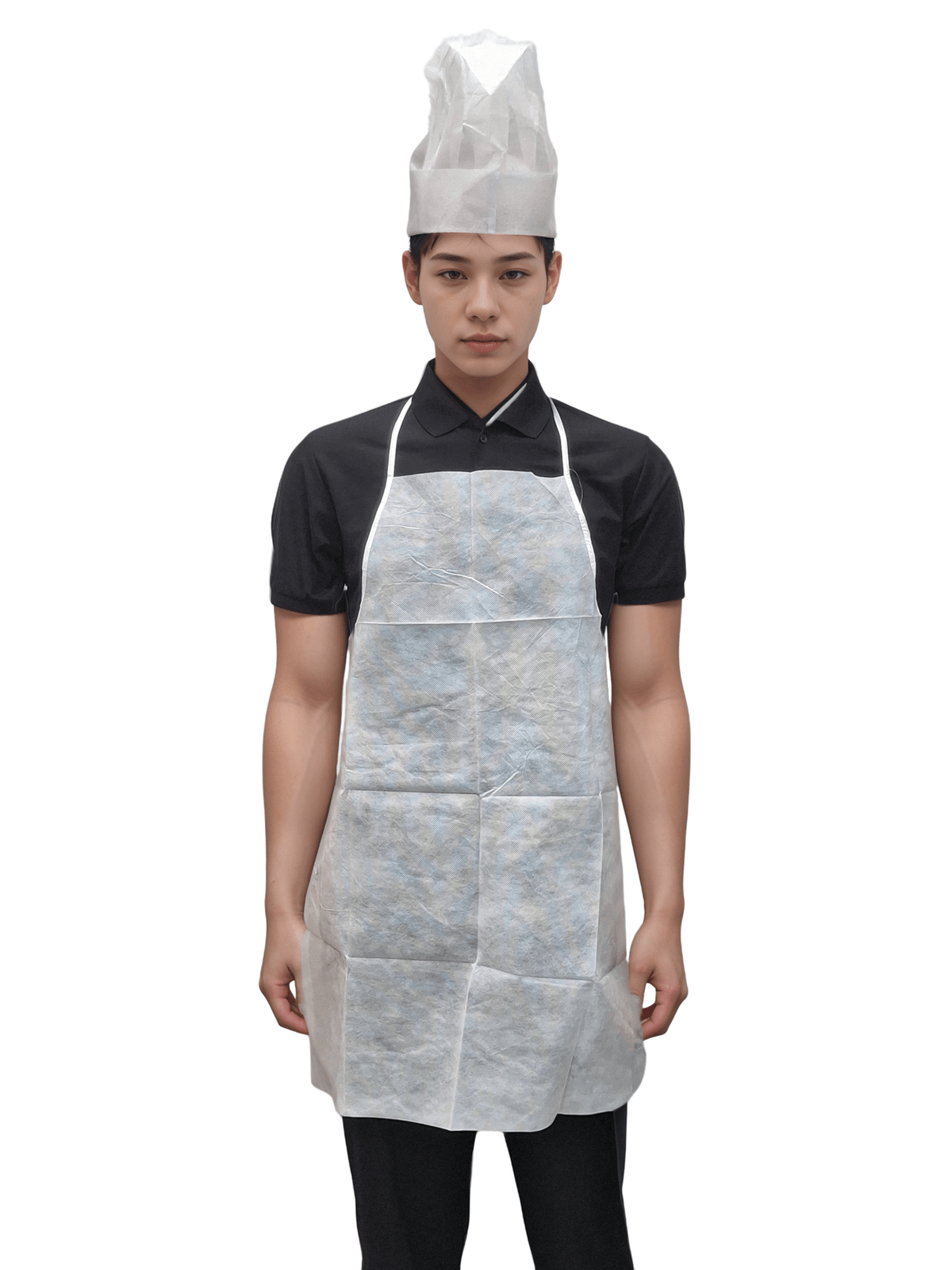 Disposable Kitchen Apron – Pack of 10, 50 GSM Quality - J R GARMENTS
