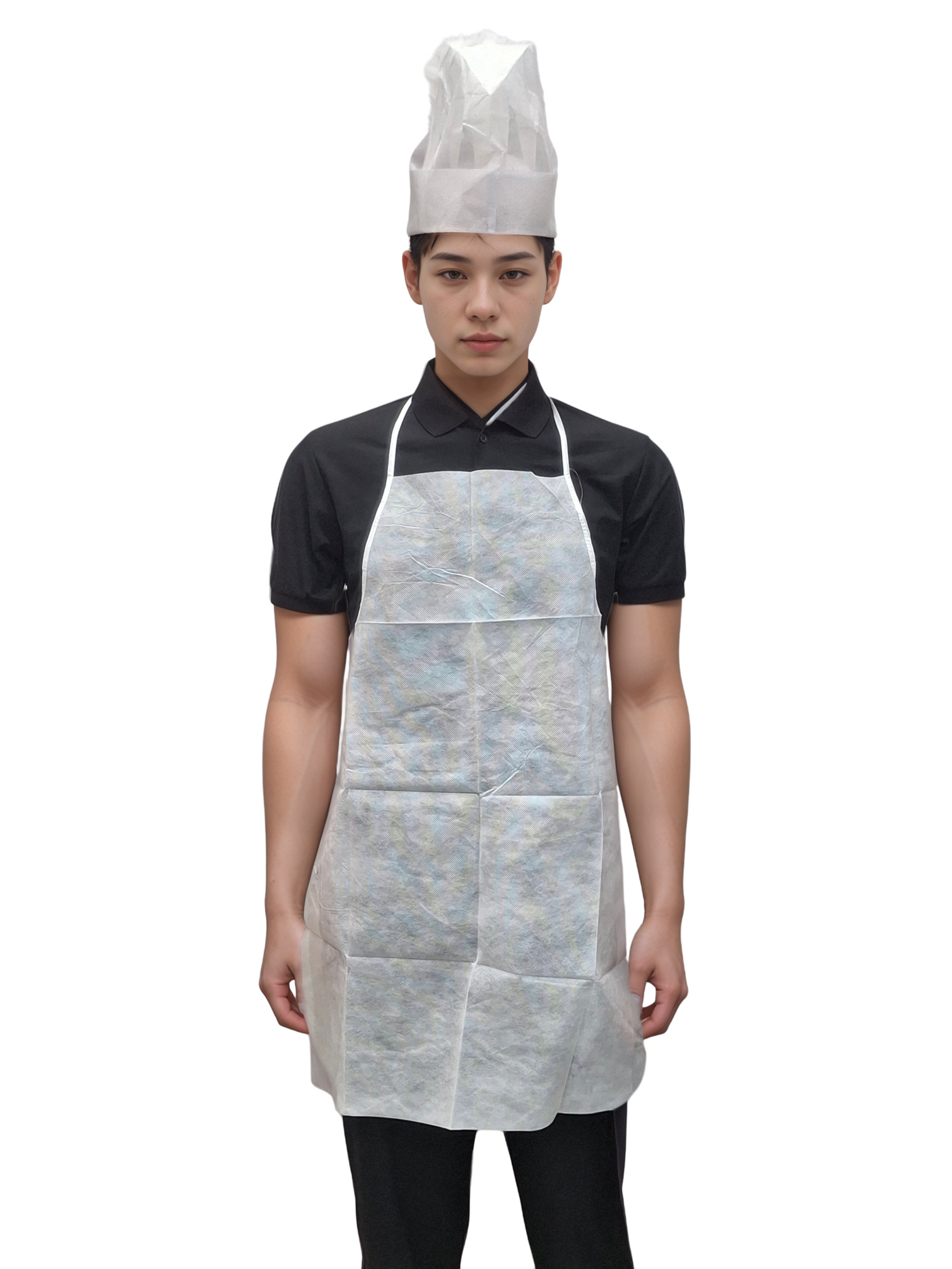 Disposable Kitchen Apron – Pack of 10, 50 GSM Quality - J R GARMENTS