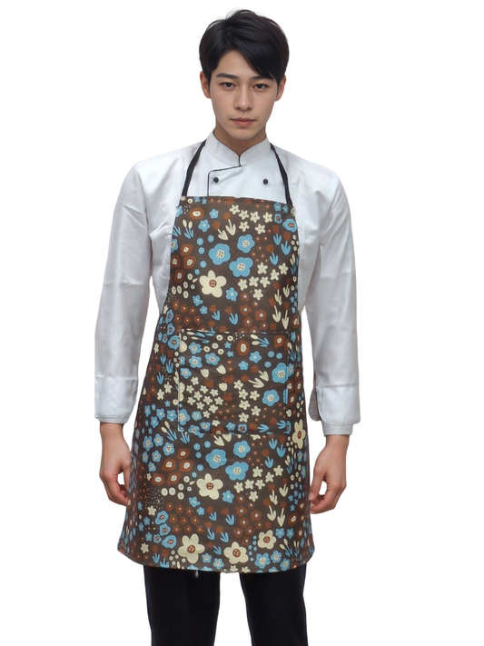 HICKORY Premium Designer Kitchen Apron – Transform Your Cooking Experience with Elegant EVERFRESH FLOWERS - J R GARMENTS