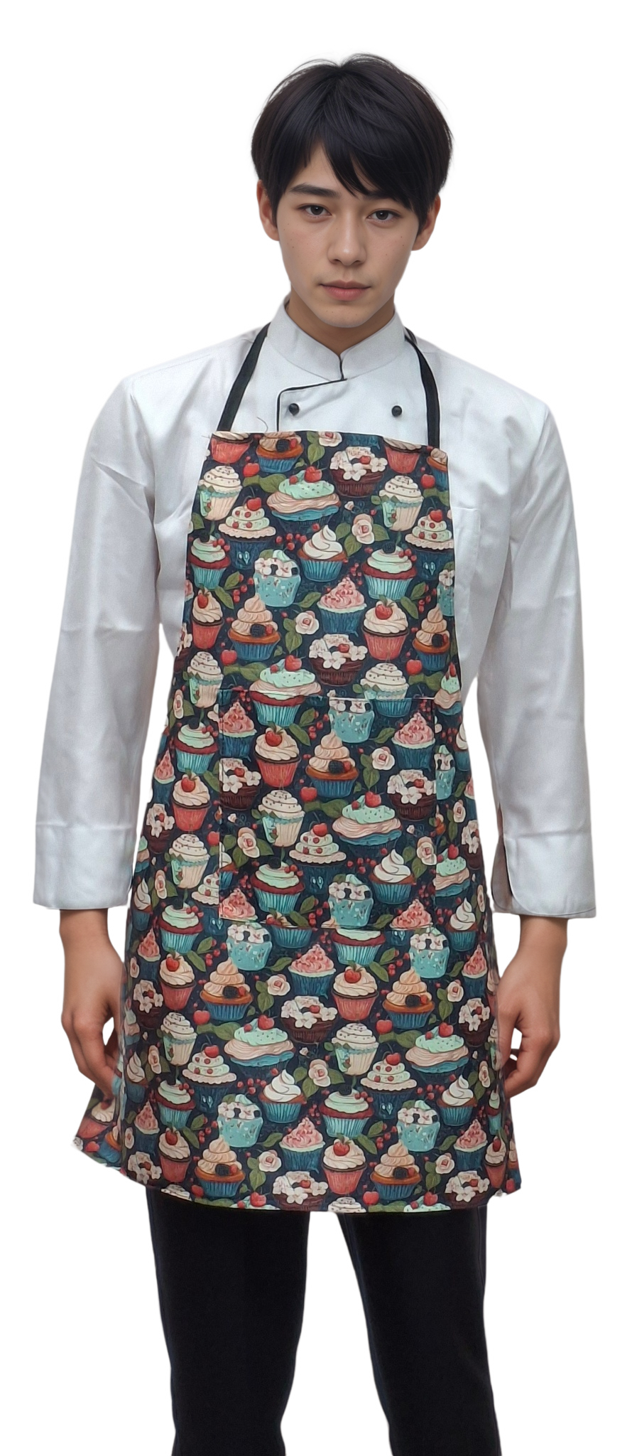HICKORY Premium Printed Kitchen Apron – VELVET OVEN| Designer Apron for Open Kitchens & Café Counters