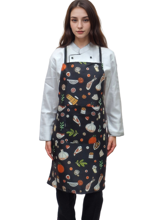 HICKORY Premium Designer Kitchen Apron – Green Essence for Stylish Chefs - J R GARMENTS