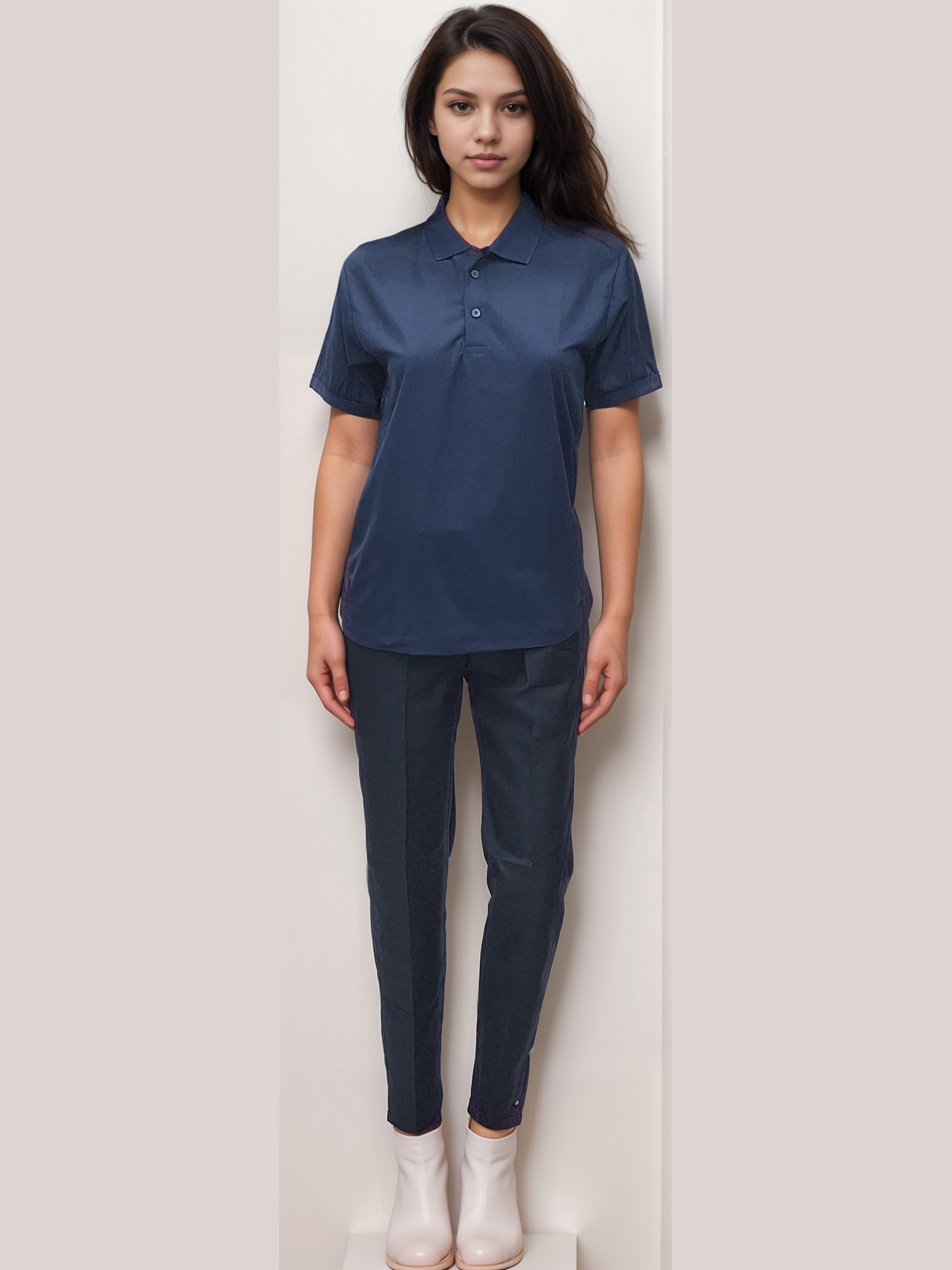 T Shirt  Navy Blue - J R GARMENTS