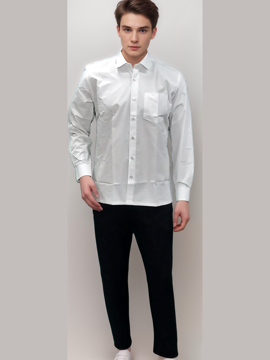 Formal Shirt Gents White - J R GARMENTS