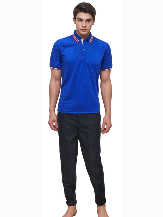 HICKORY Royal Blue T Shirt - J R GARMENTS